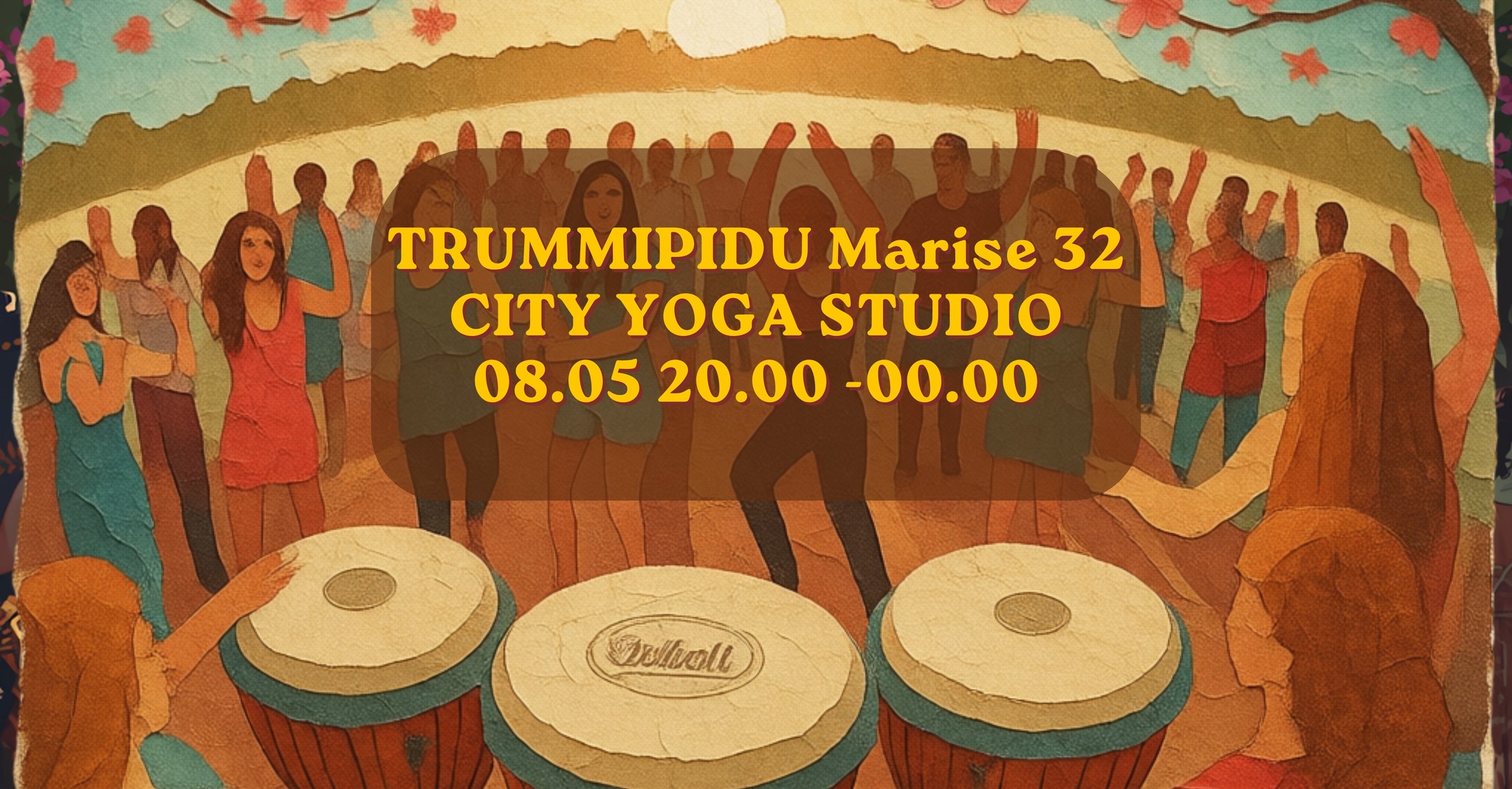 TRUMMIPIDU #2 - Marise 3.2 & DJ set - City Yoga Studio 🔥🪘